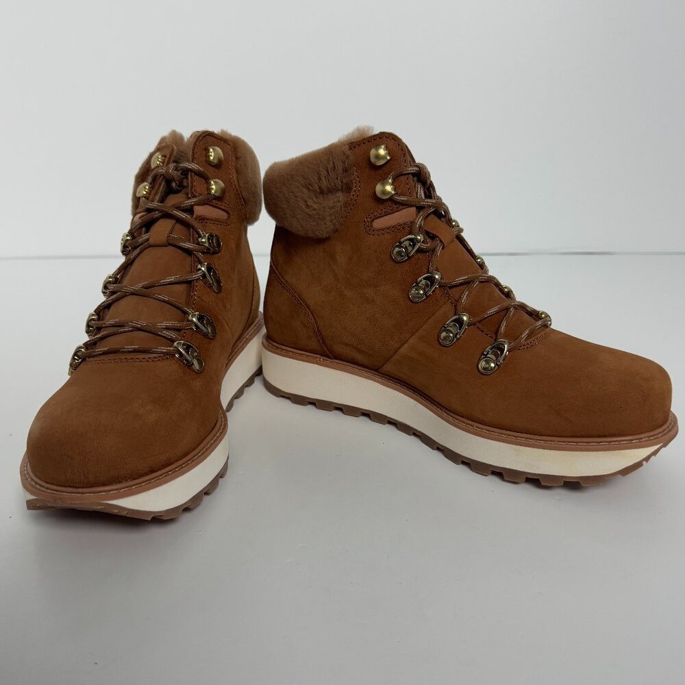 Samuel Hubbard Boots Womens 7.5 M Shear Alpine 2.0 Nutmeg Nubuck leather brown